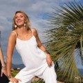 Combinaison pantalon Déesse dos nu La combinaison pantalon beachwear