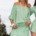 Petite Jupe courte Boho style de couleur unie