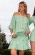 Blouse boho-style de couleur unie La plage blouse