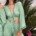 Short Boho style de couleur unie