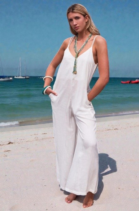 Combinaison pantalon 100% coton La combinaison pantalon combi-pantalon