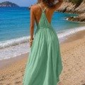 Robe longue bohème chic au dos nageur Les nouveautés robe bohème