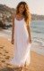 Robe déesse dos nu de couleur noire La plage beachwear