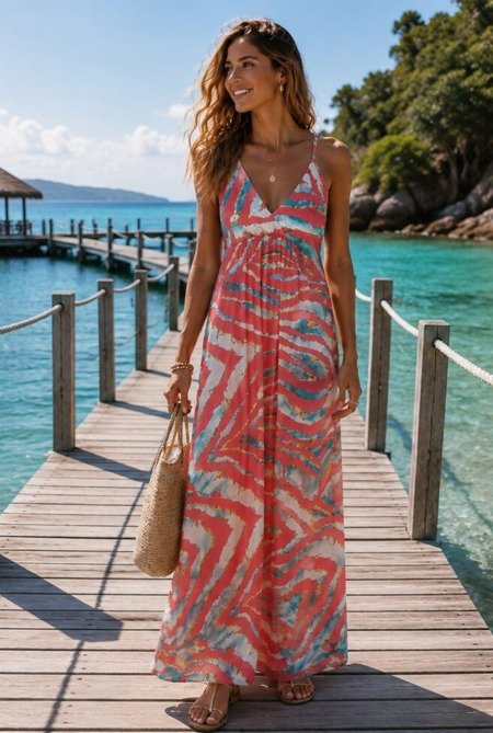 Robe longue d&rsquo;été de La Isla Bonita La Isla Bonita bohème chic