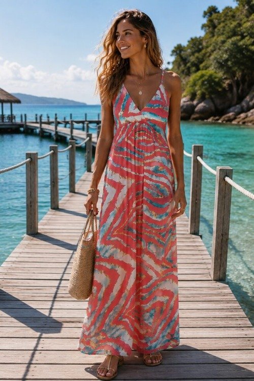 Robe longue d&rsquo;été de La Isla Bonita La Isla Bonita bohème chic