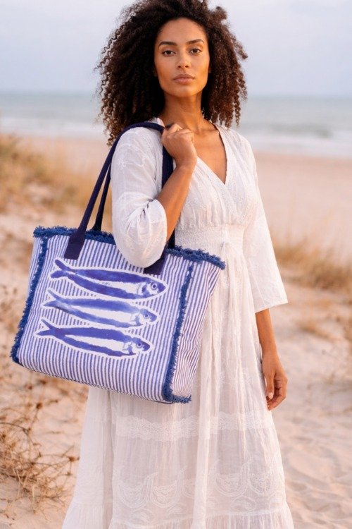 Sac de plage POISSON de La Isla Bonita La Isla Bonita 100% coton Sac de plage POISSON de La Isla Bonita La Isla Bonita 100% coton