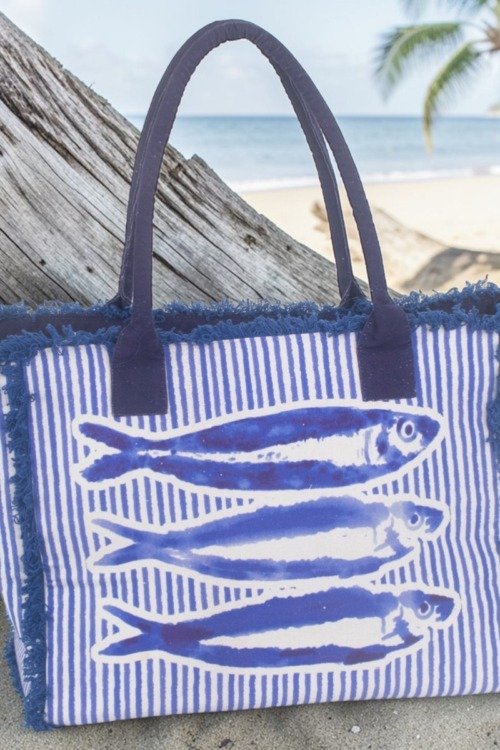 Sac de plage POISSON de La Isla Bonita La Isla Bonita 100% coton Sac de plage POISSON de La Isla Bonita La Isla Bonita 100% coton