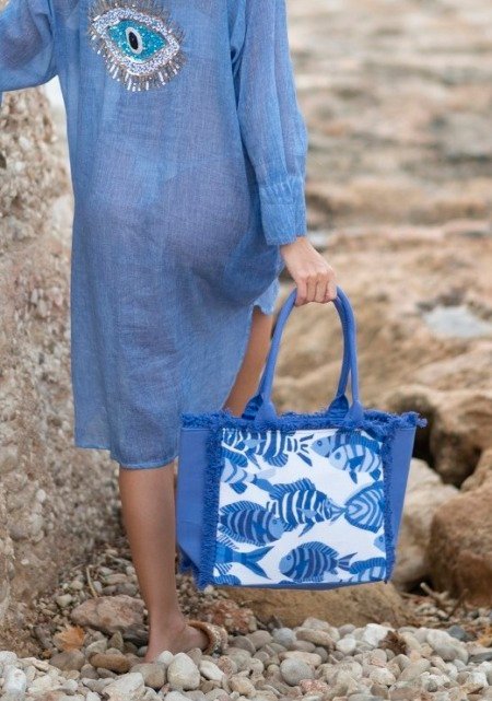 Sac de plage POISSON de La Isla Bonita La Isla Bonita 100% coton Sac de plage POISSON de La Isla Bonita La Isla Bonita 100% coton