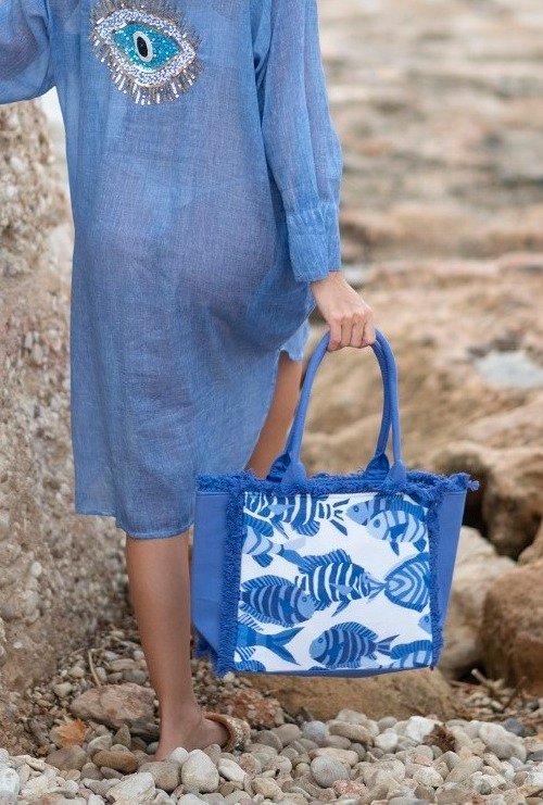 Sac de plage POISSON de La Isla Bonita La Isla Bonita 100% coton Sac de plage POISSON de La Isla Bonita La Isla Bonita 100% coton