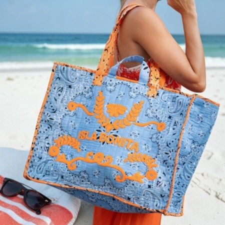 Sac cabas XXL en tissu BANDANA La Isla Bonita Cabas bandana
