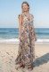 Longue robe dos nu 100% viscose La Isla Bonita 100% viscose