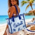 Sac de plage petits palmiers de La Isla Bonita La Isla Bonita 100% coton