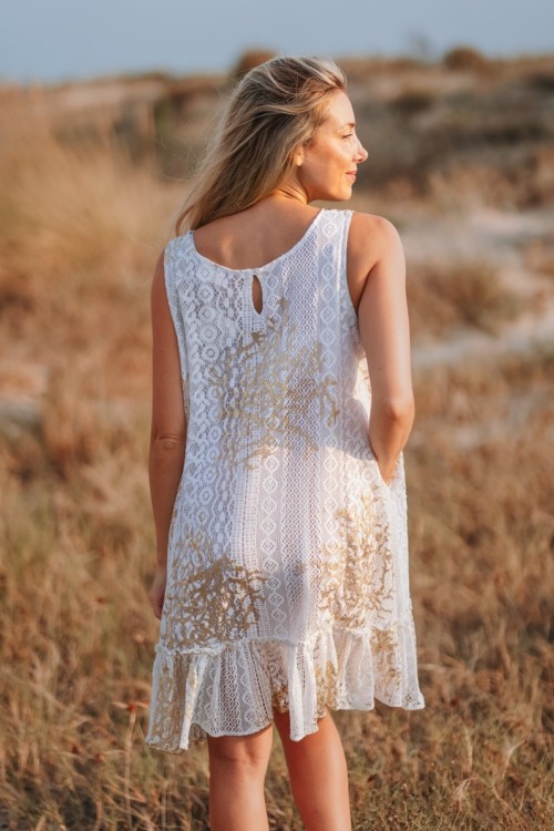 Petite robe débardeur 100% coton pour le plein été La Isla Bonita 100% coton