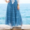 Jupe bohème en voile de coton « stoned » Jupes boheme