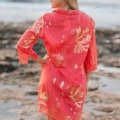 Robe chemise 100% coton pour la plage La Isla Bonita 100% coton Robe chemise 100% coton pour la plage La Isla Bonita 100% coton
