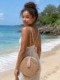 Maillot de bain 2 pièces bandeau x sa jupe paréo La plage Ensemble jupe pareo
