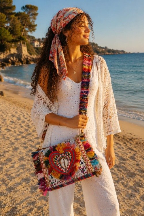 Grande pochette bandoulière boho chic Les nouveautés boheme