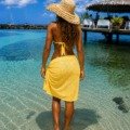 Paréo Brigitte Bardot jaune soleil Accessoire de plage BrigitteBardot Paréo Brigitte Bardot jaune soleil Accessoire de plage BrigitteBardot