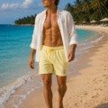 Chemise blanche en lin pour Homme Les nouveautés Chemise Chemise blanche en lin pour Homme Les nouveautés Chemise