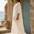 Long kaftan brodé bohème chic Les nouveautés bohème chic Long kaftan brodé bohème chic Les nouveautés bohème chic