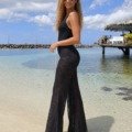 Pantalon de plage dentelle noire La plage dentelle Pantalon de plage dentelle noire La plage dentelle