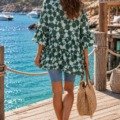 Robe tunique courte Les nouveautés bohème chic Robe tunique courte Les nouveautés bohème chic