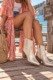 Boots santiags beige SABLE Les chaussures boho chic Boots santiags beige SABLE Les chaussures boho chic