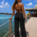 Pantalon de plage broderie anglaise BB L'ESPRIT RIVIERA BB Pantalon de plage broderie anglaise BB L'ESPRIT RIVIERA BB
