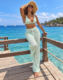Paréo dentelle élasthanne Aqua Accessoire de plage broderie anglaise Paréo dentelle élasthanne Aqua Accessoire de plage broderie anglaise